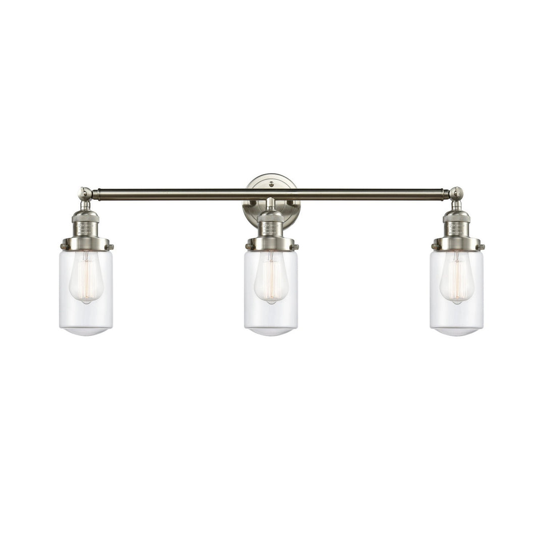 Innovations Franklin Restoration 205-SN-G312 Bath Vanity Light 31 in. wide - Brushed Satin Nickel