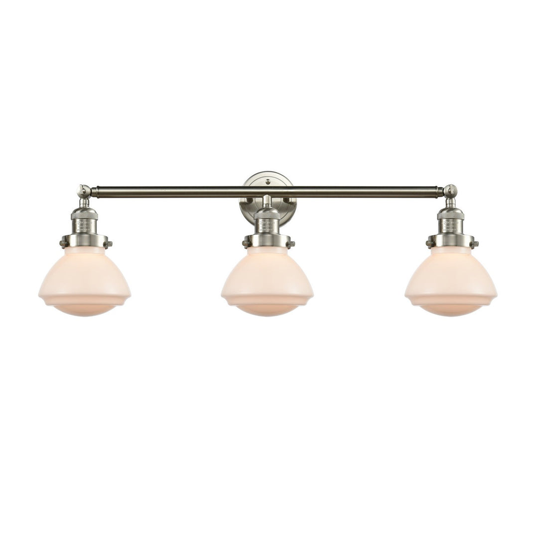 Innovations Franklin Restoration 205-SN-G321 Bath Vanity Light 31 in. wide - Brushed Satin Nickel