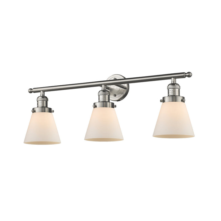 Innovations Franklin Restoration 205-SN-G61-LED Bath Vanity Light 30 in. wide - Brushed Satin Nickel
