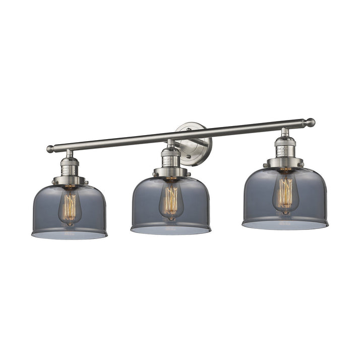 Innovations Franklin Restoration 205-SN-G73-LED Bath Vanity Light 32 in. wide - Brushed Satin Nickel