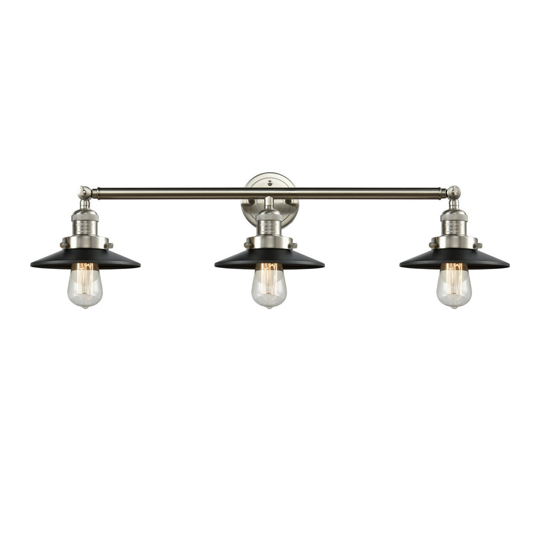 Innovations Franklin Restoration 205-SN-M6 Bath Vanity Light 32 in. wide - Brushed Satin Nickel