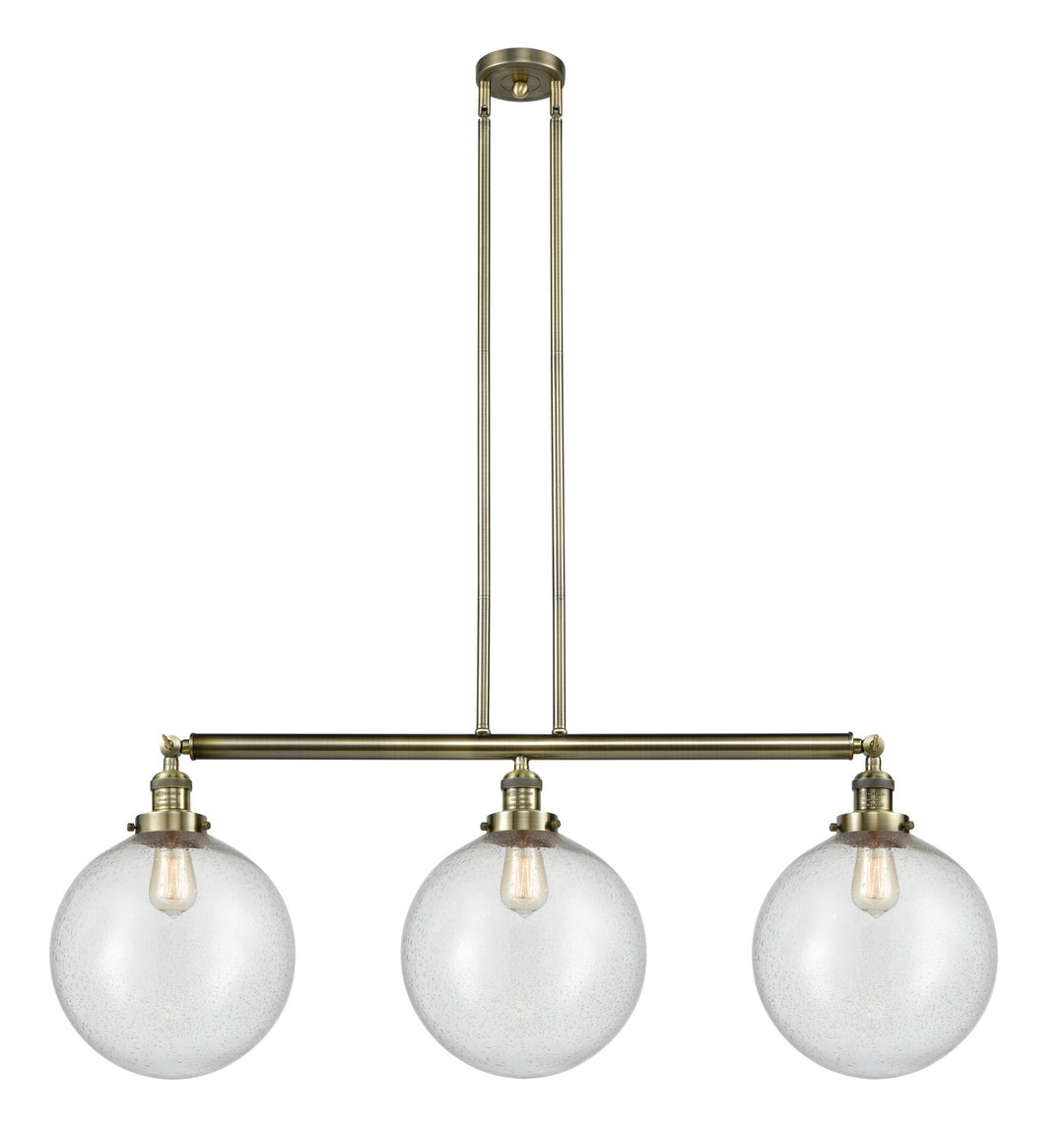 Innovations Franklin Restoration 213-AB-G204-12-LED Pendant Light - Antique Brass