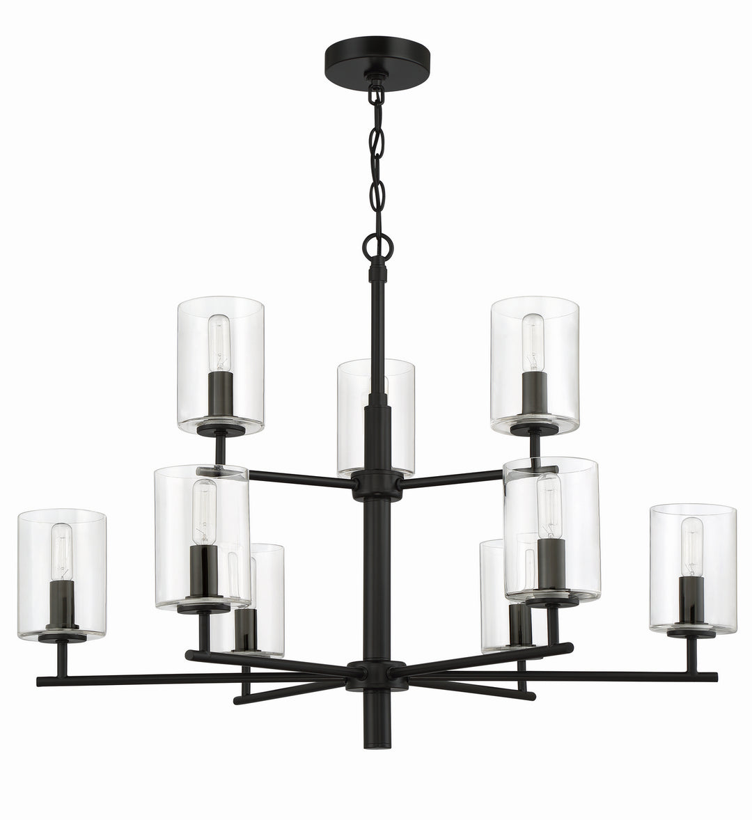 Craftmade Hailie 55629-FB Chandelier Light - Flat Black