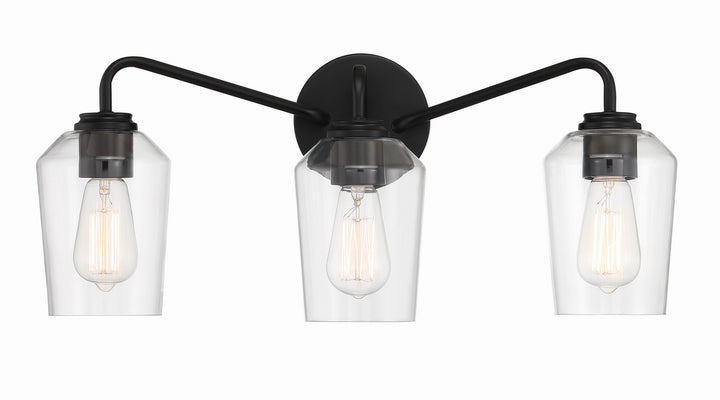 Craftmade Shayna 56103-FB Bath Vanity Light 22 in. wide - Flat Black