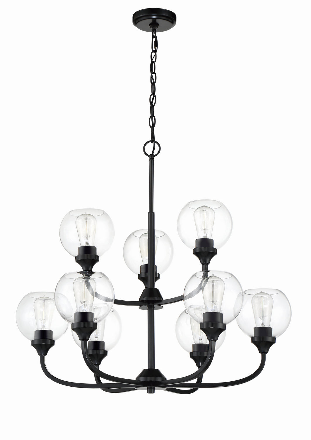 Craftmade Glenda 56229-FB Chandelier Light - Flat Black
