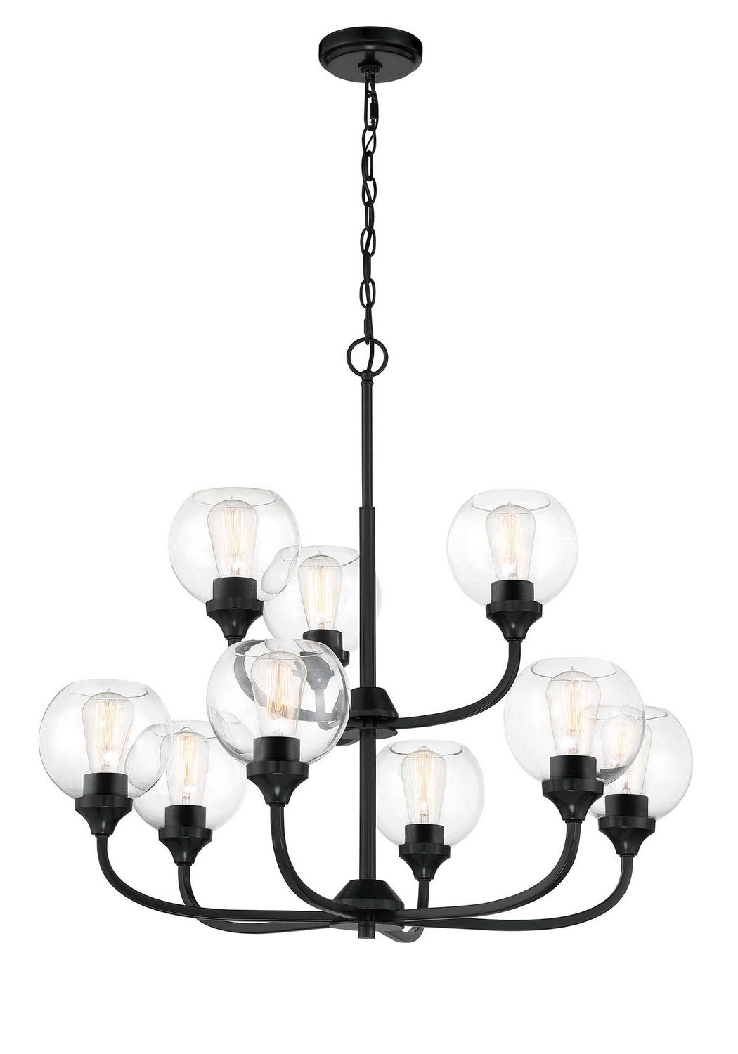 Craftmade Glenda 56229-FB Chandelier Light - Flat Black