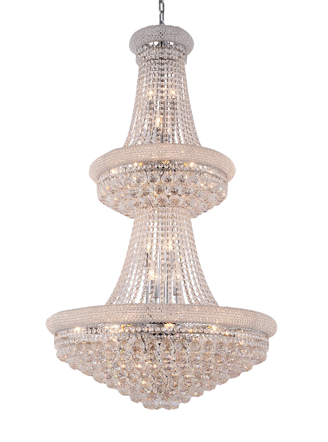 Bethel International BET13L-CH Chandelier Light - Chrome