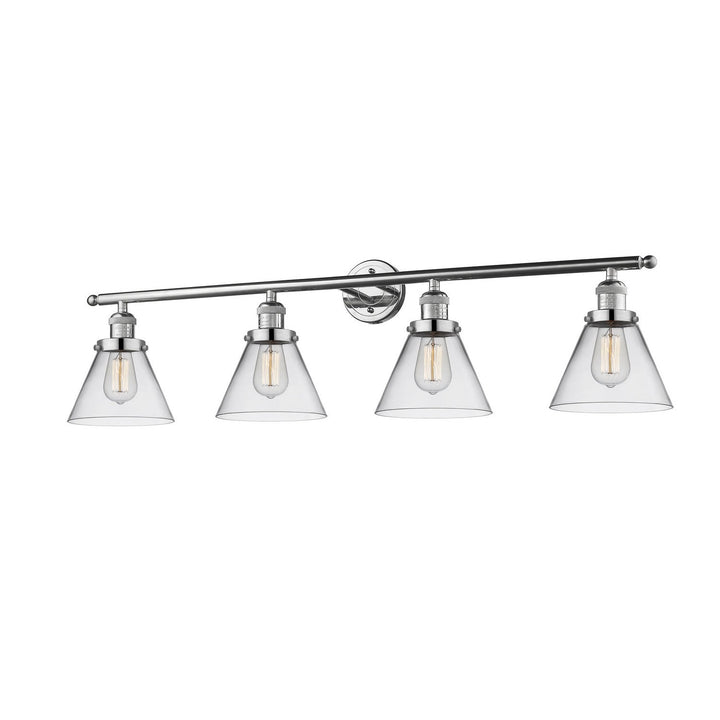 Innovations Franklin Restoration 215-PN-G42-LED Bath Vanity Light 44 in. wide - Polished Nickel
