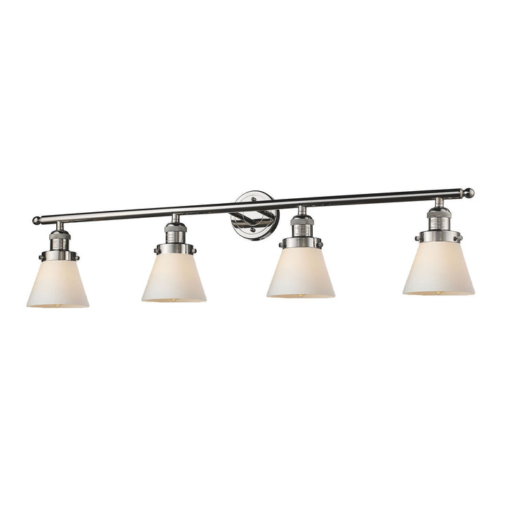 Innovations Franklin Restoration 215-PN-G61-LED Bath Vanity Light 43 in. wide - Polished Nickel