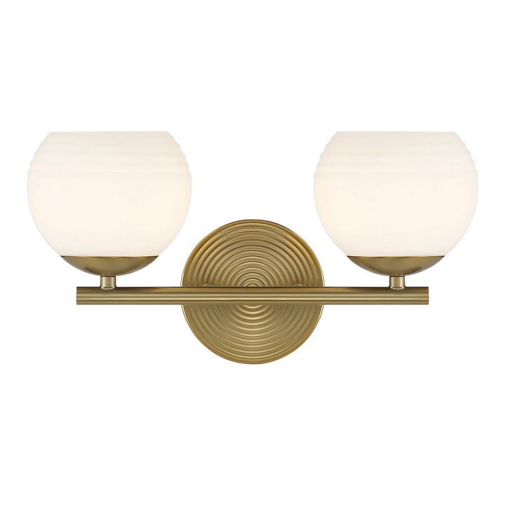 Designers Fountain Moon Breeze D251H-2B-BG Bath Vanity Light 16 in. wide - Brushed Gold
