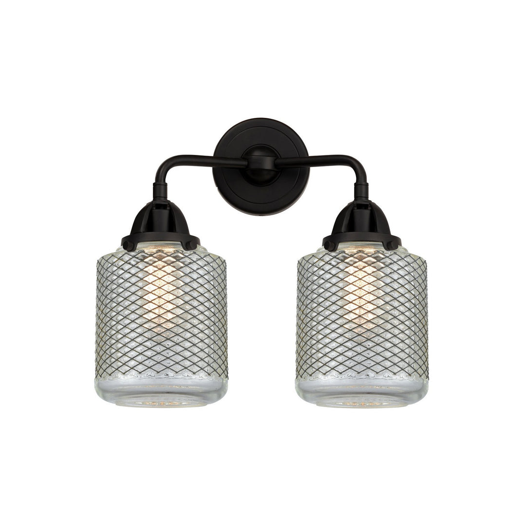 Innovations Nouveau 2 288-2W-BK-G262-LED Bath Vanity Light 14 in. wide - Matte Black