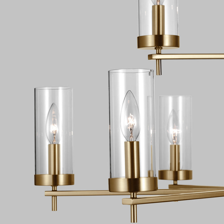 Visual Comfort Studio Zire 3190309-848 Chandelier Light - Satin Brass