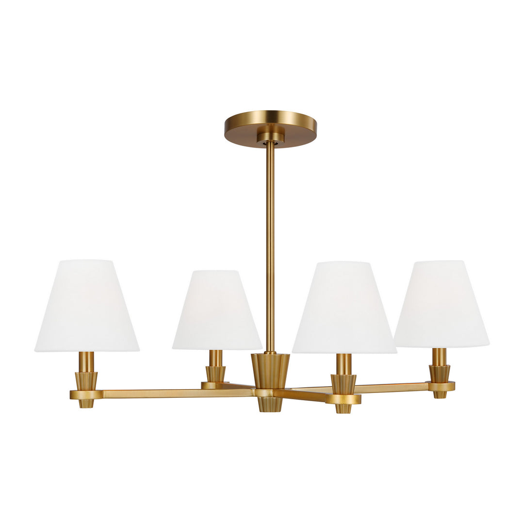 Visual Comfort Studio Paisley AC1114BBS Chandelier Light - Burnished Brass