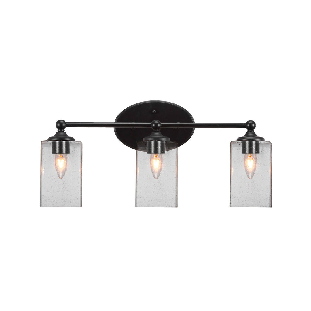 Toltec Capri 5913-mb-530 Bath Vanity Light 21 in. wide - Matte Black