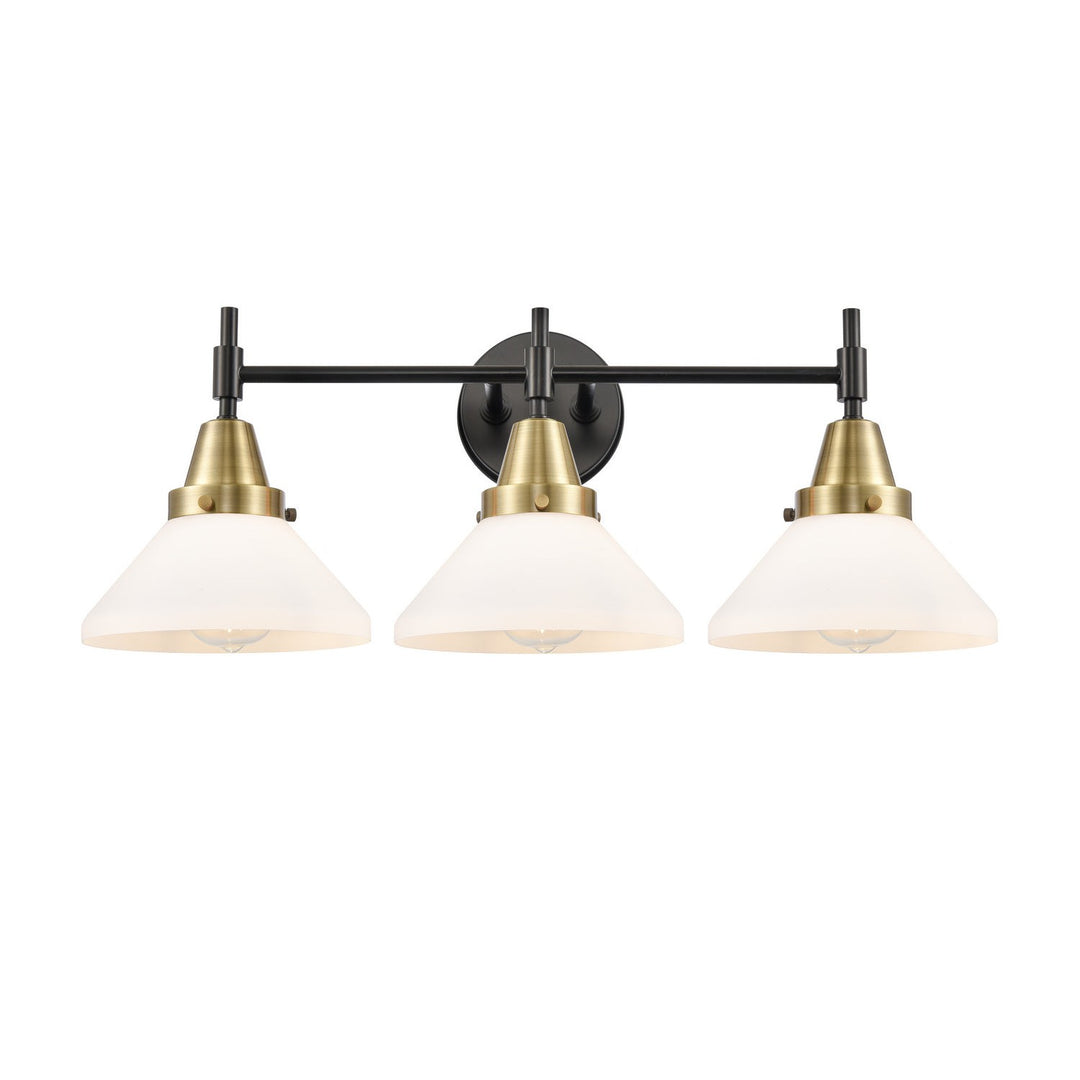 Innovations Caden 447-3W-BAB-G4471 Bath Vanity Light 26 in. wide - Black Antique Brass