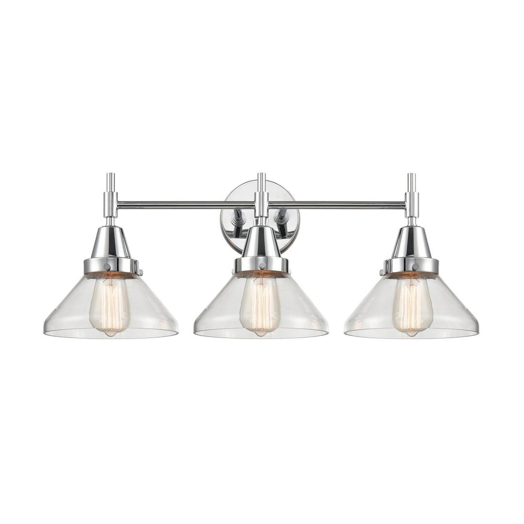Innovations Caden 447-3W-PC-G4472 Bath Vanity Light 26 in. wide - Polished Chrome