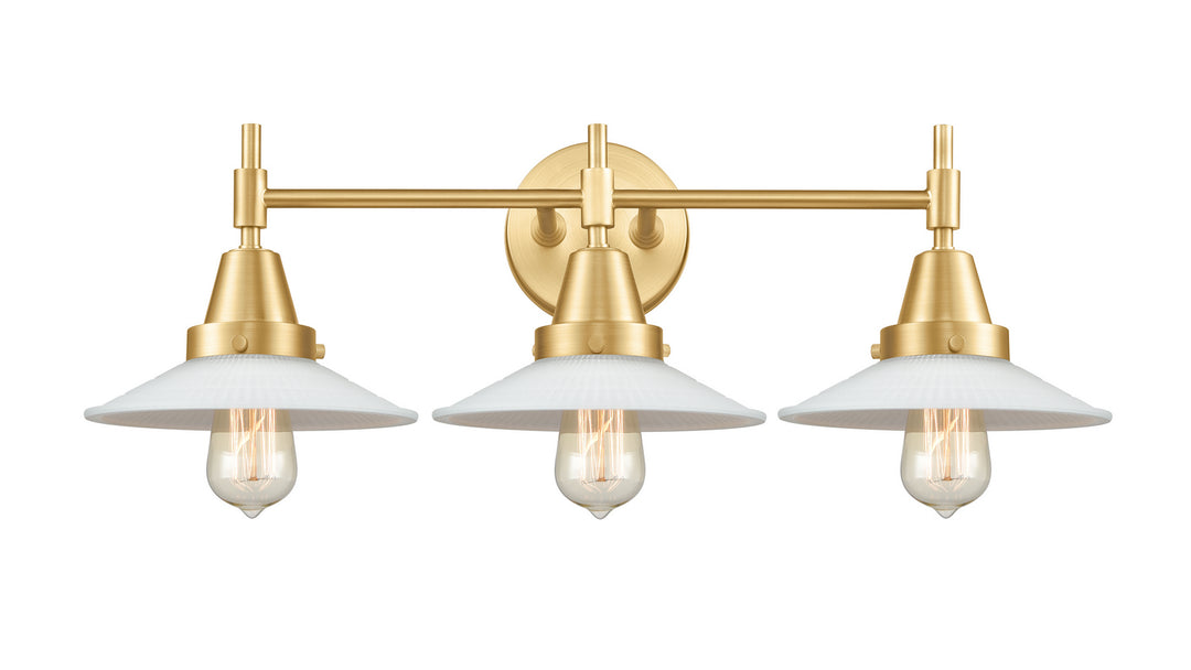 Innovations Caden 447-3W-SG-G1-LED Bath Vanity Light 27 in. wide - Satin Gold