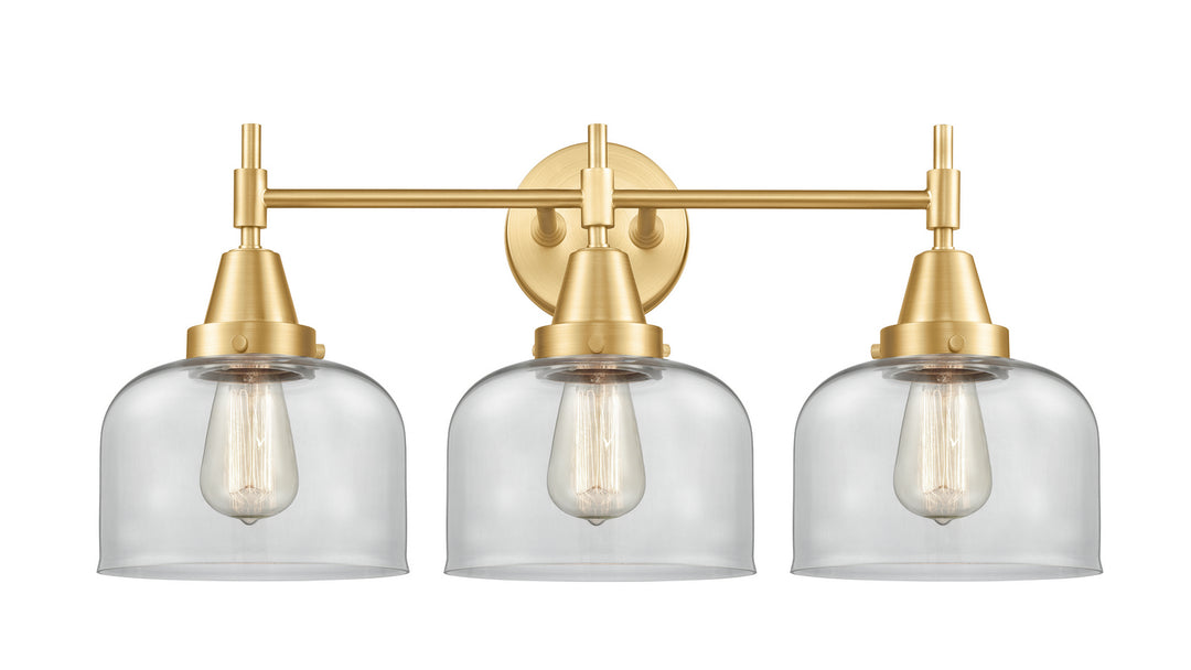 Innovations Caden 447-3W-SG-G72 Bath Vanity Light 26 in. wide - Satin Gold