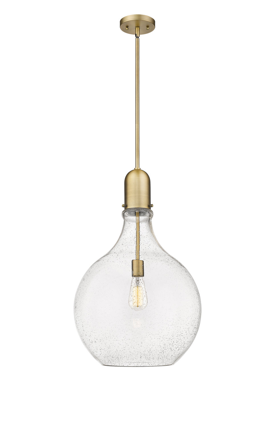 Innovations Auralume 492-1S-BB-G584-16-LED Pendant Light - Brushed Brass