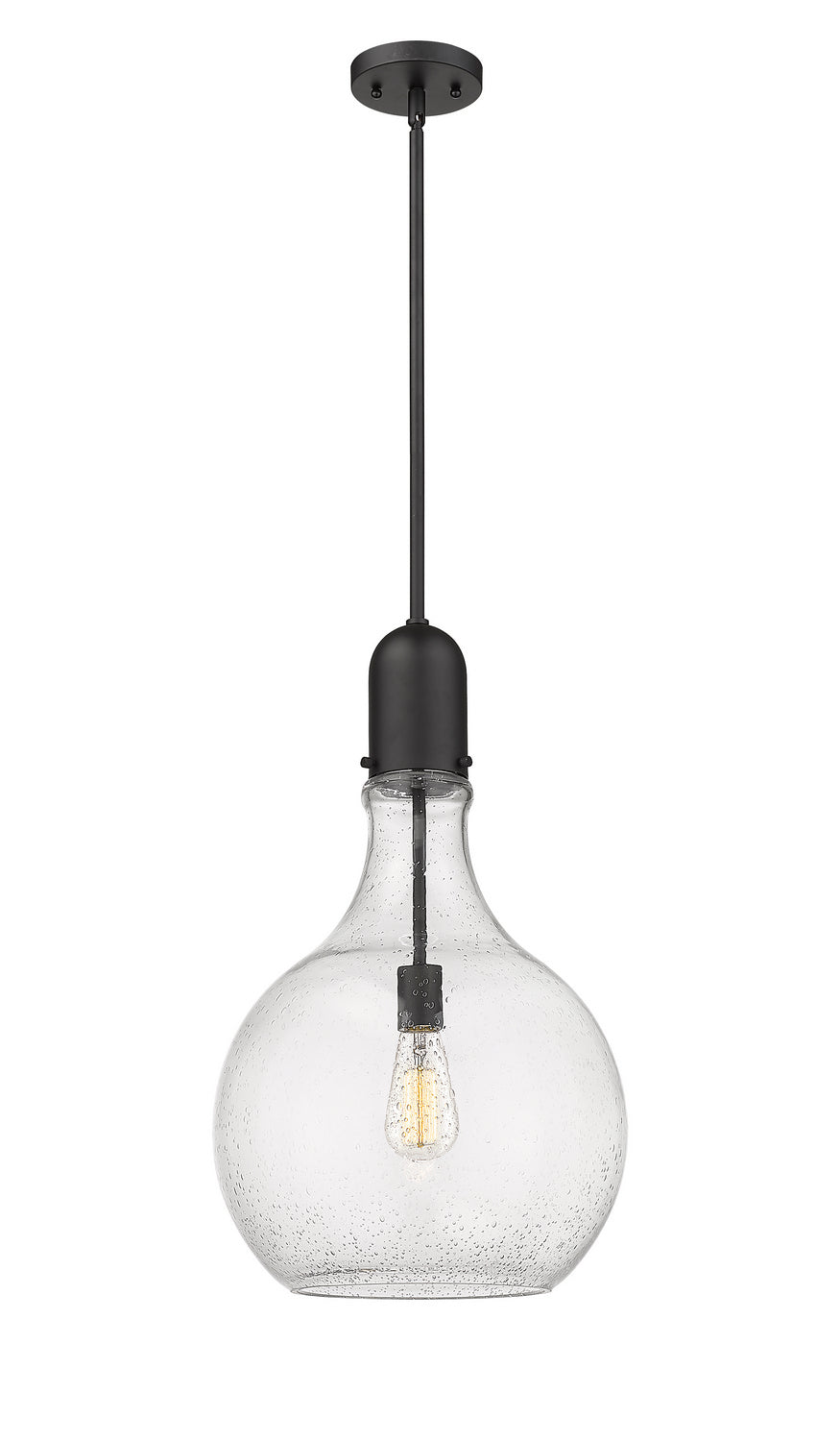 Innovations Auralume 492-1S-BK-G584-14-LED Pendant Light - Matte Black
