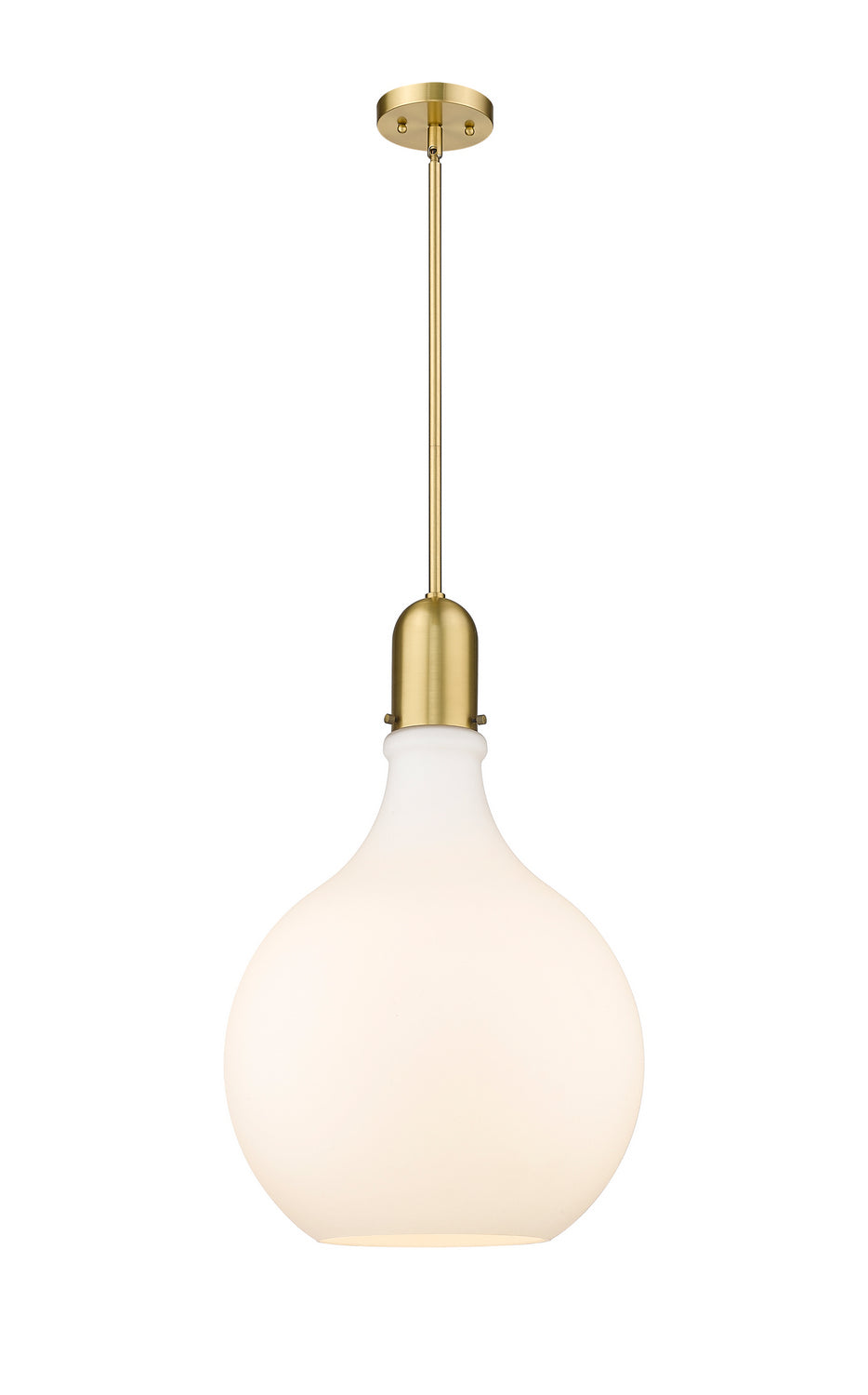 Innovations Auralume 492-1S-SG-G581-16 Pendant Light - Satin Gold