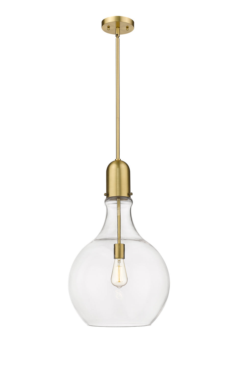 Innovations Auralume 492-1S-SG-G582-14-LED Pendant Light - Satin Gold
