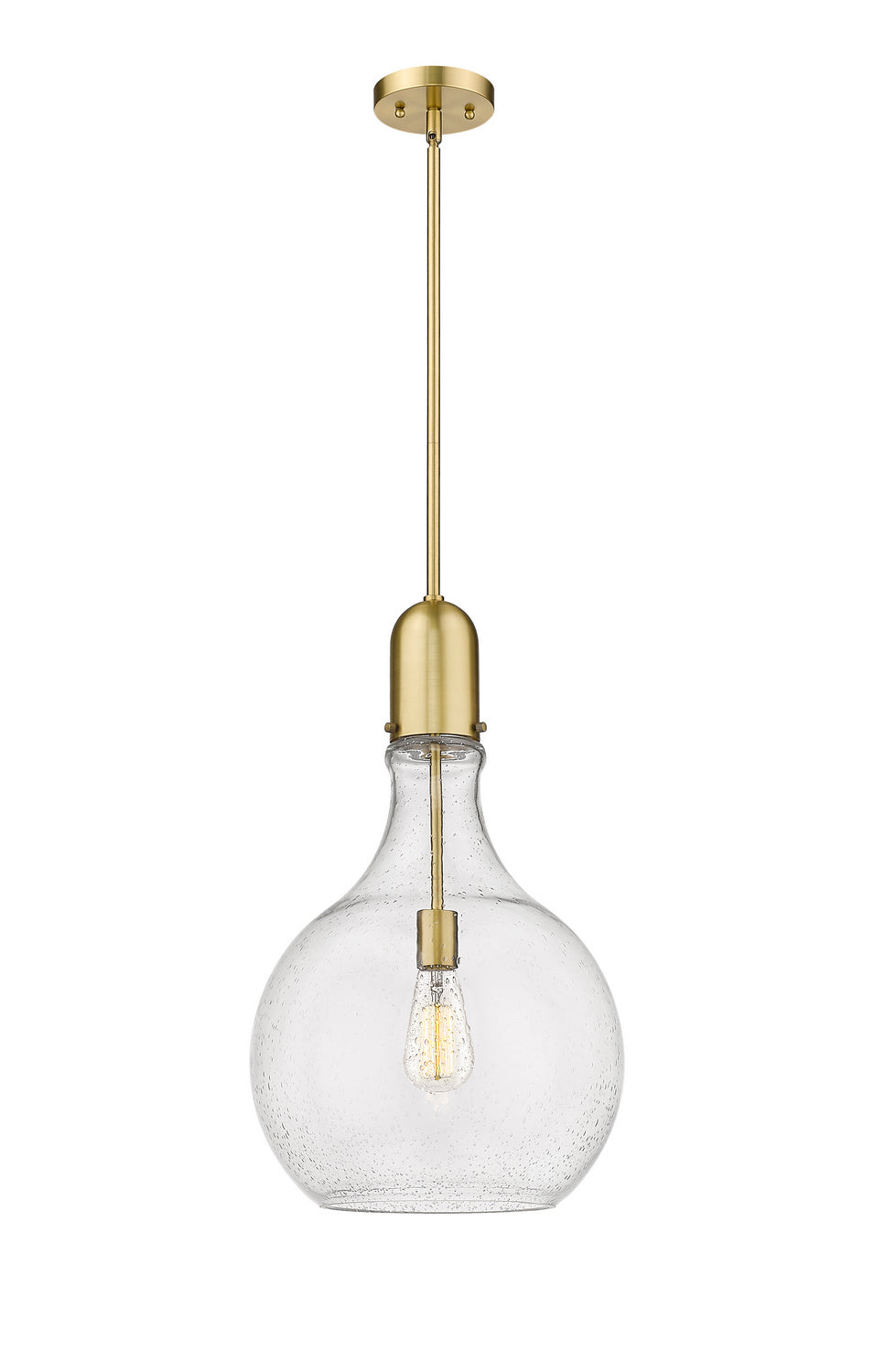 Innovations Auralume 492-1S-SG-G584-14-LED Pendant Light - Satin Gold