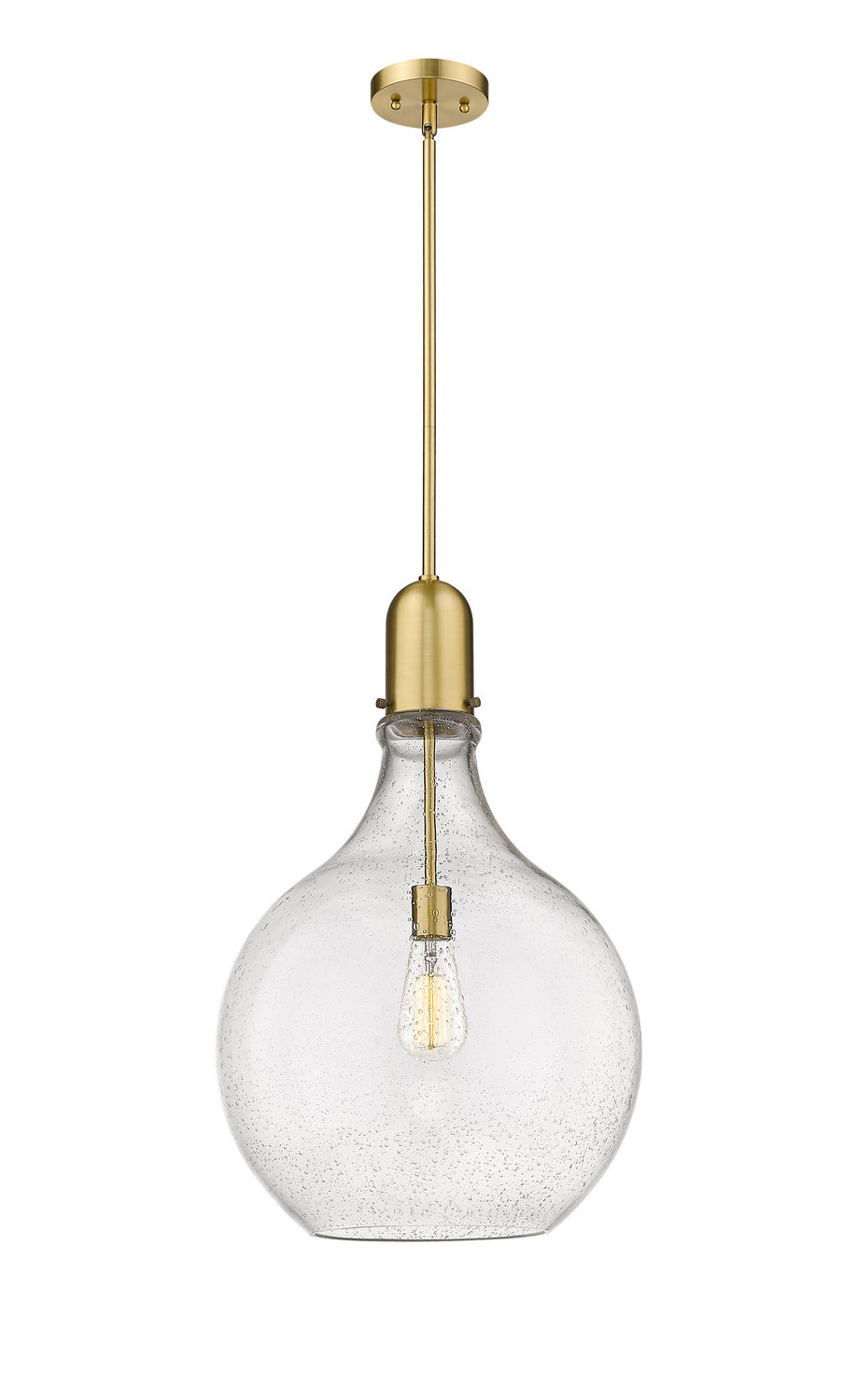 Innovations Auralume 492-1S-SG-G584-16-LED Pendant Light - Satin Gold