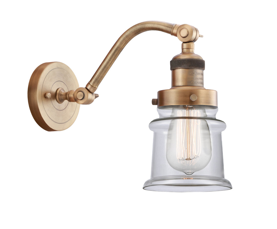 Innovations Franklin Restoration 515-1W-BB-G182S-LED Wall Sconce Light - Brushed Brass