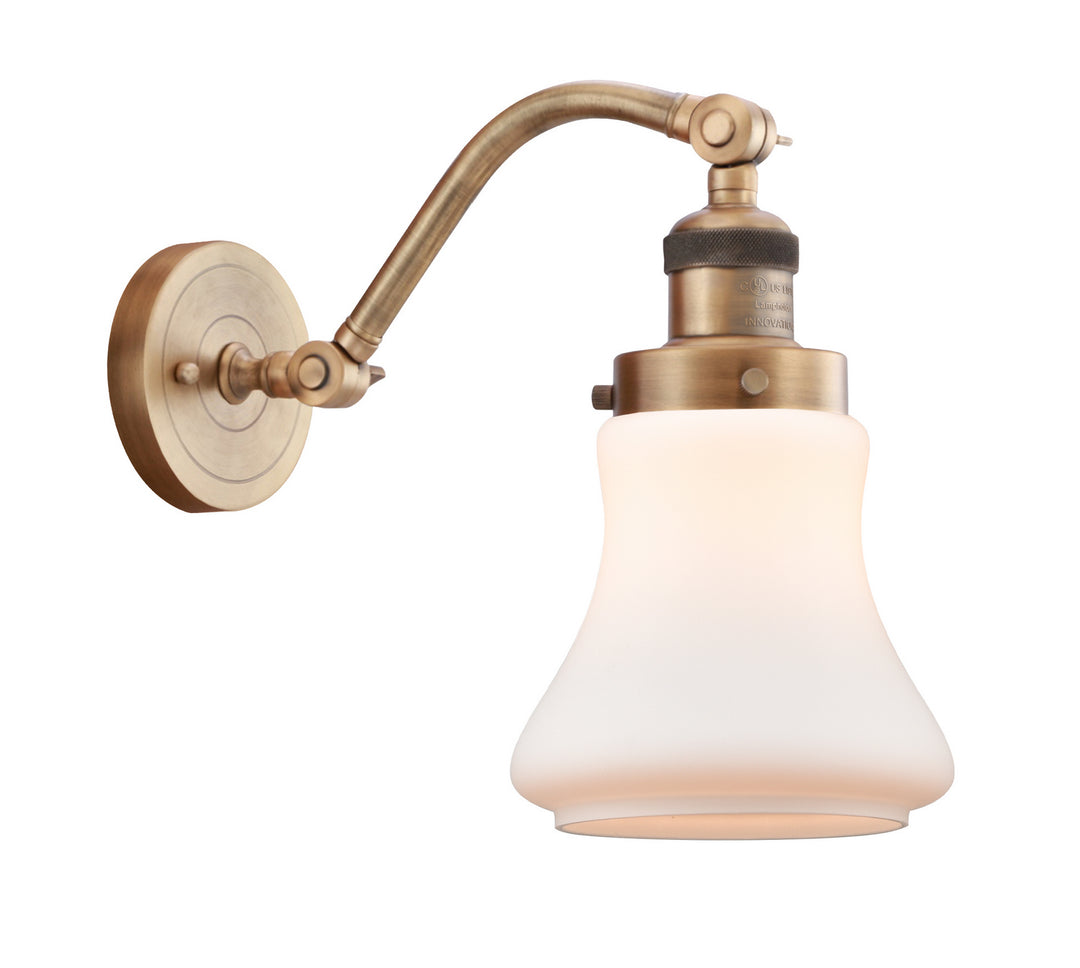 Innovations Franklin Restoration 515-1W-BB-G191-LED Wall Sconce Light - Brushed Brass