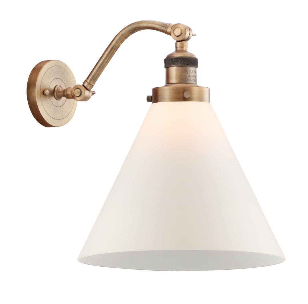Innovations Franklin Restoration 515-1W-BB-G41-L Wall Sconce Light - Brushed Brass