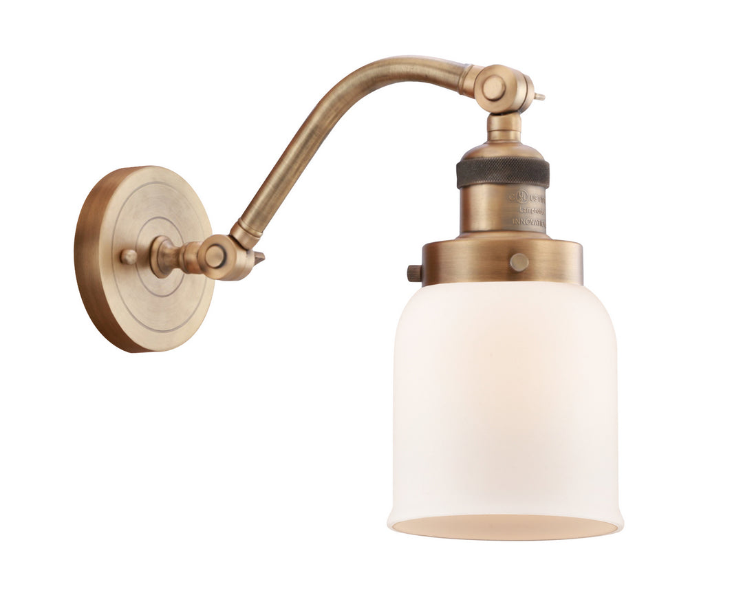 Innovations Franklin Restoration 515-1W-BB-G51 Wall Sconce Light - Brushed Brass