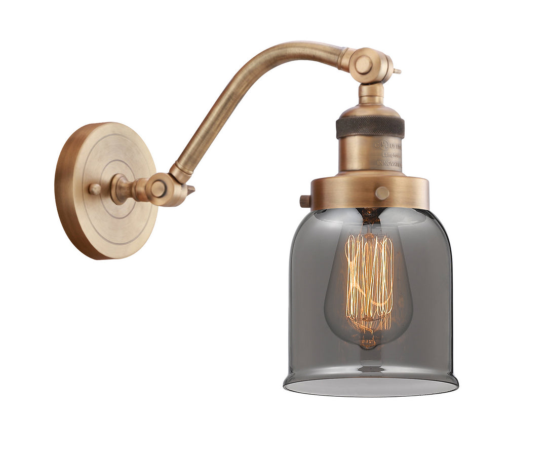 Innovations Franklin Restoration 515-1W-BB-G53 Wall Sconce Light - Brushed Brass