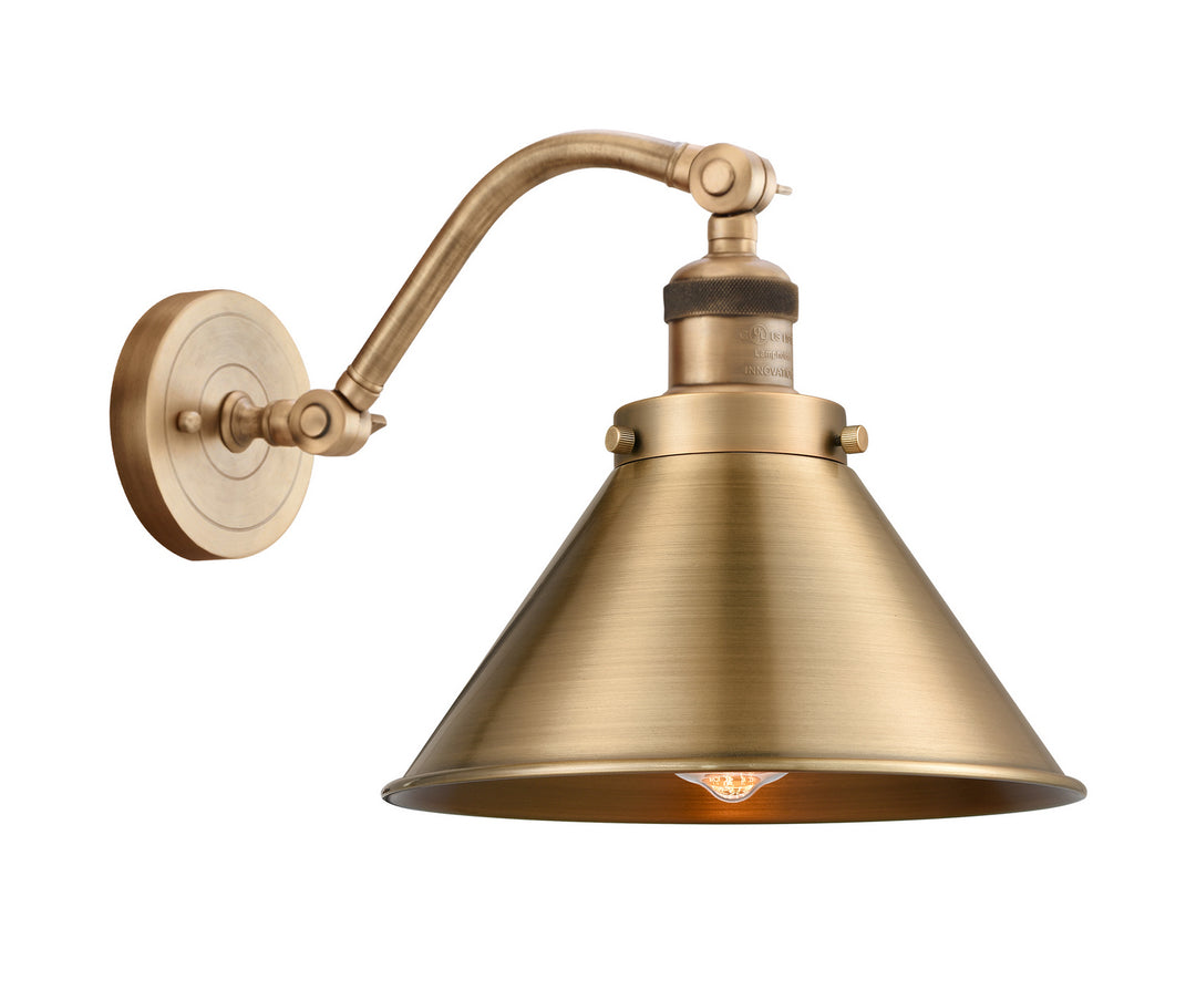 Innovations Franklin Restoration 515-1W-BB-M10-BB-LED Wall Sconce Light - Brushed Brass