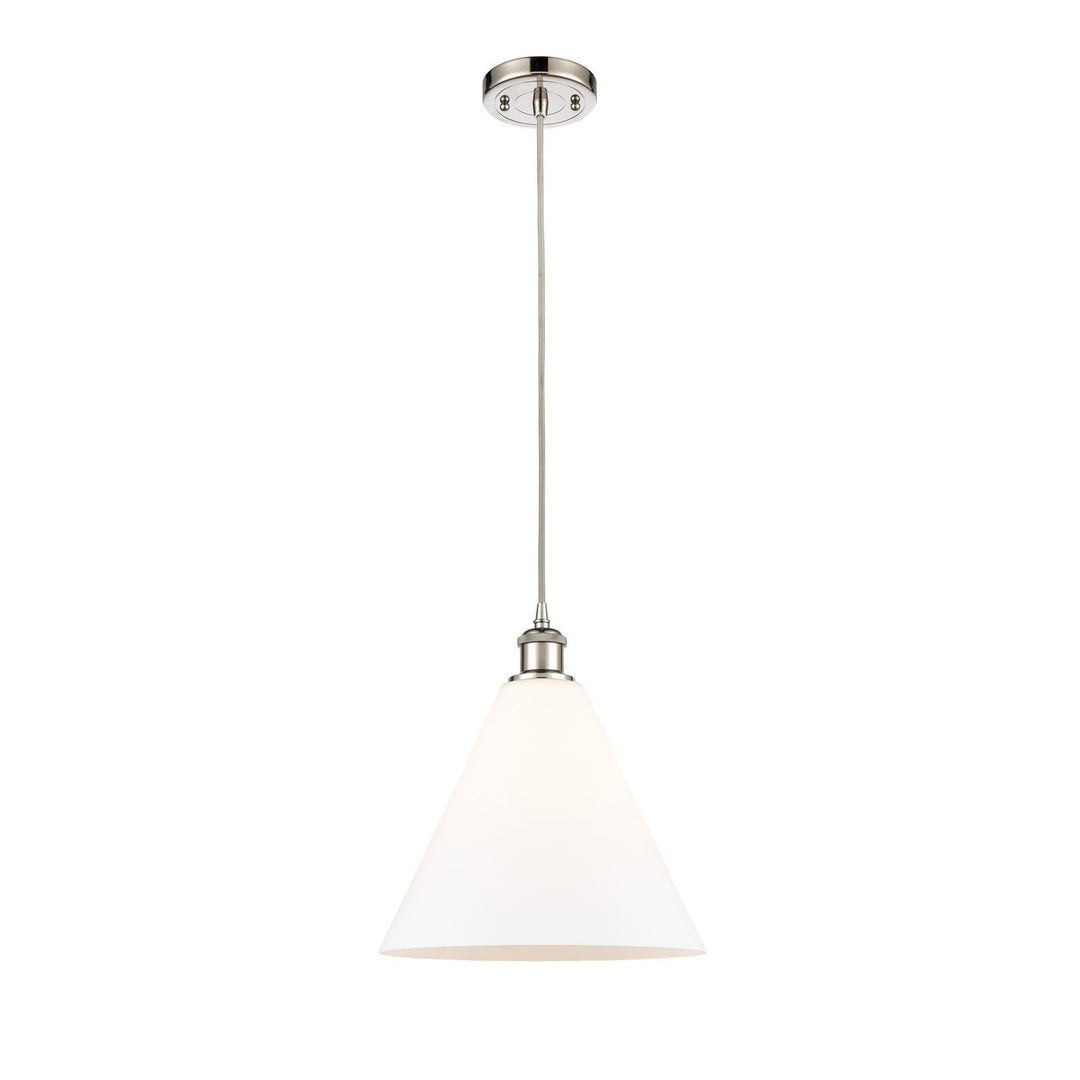 Innovations Ballston 516-1P-PN-GBC-121-LED Pendant Light - Polished Nickel