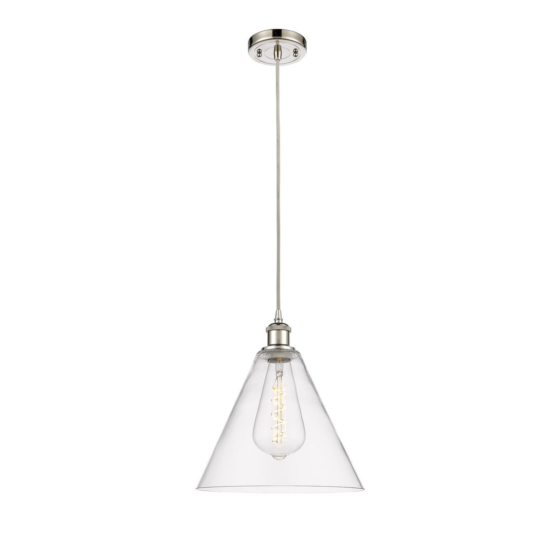Innovations Ballston 516-1P-PN-GBC-122-LED Pendant Light - Polished Nickel
