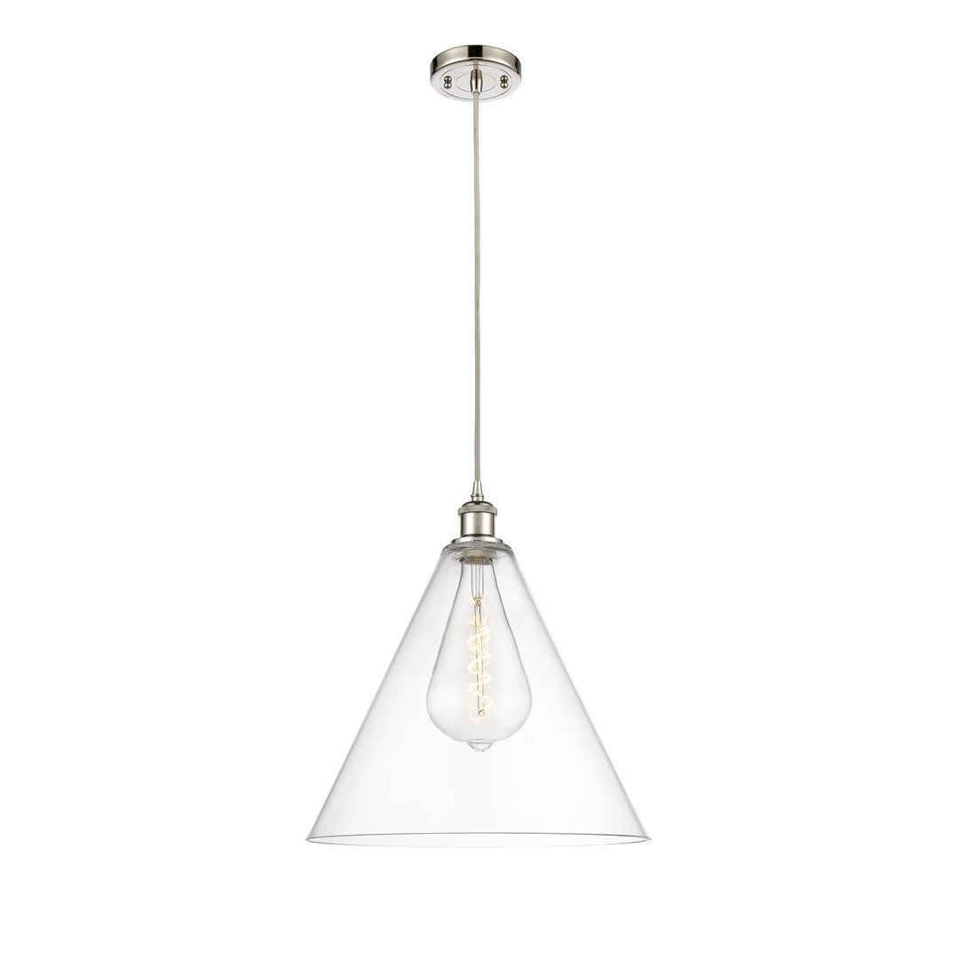 Innovations Ballston 516-1P-PN-GBC-162 Pendant Light - Polished Nickel