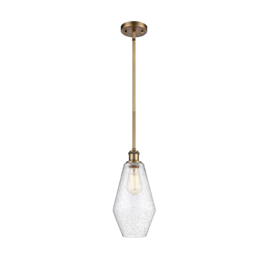 Innovations Ballston 516-1S-BB-G654-7-LED Pendant Light - Brushed Brass