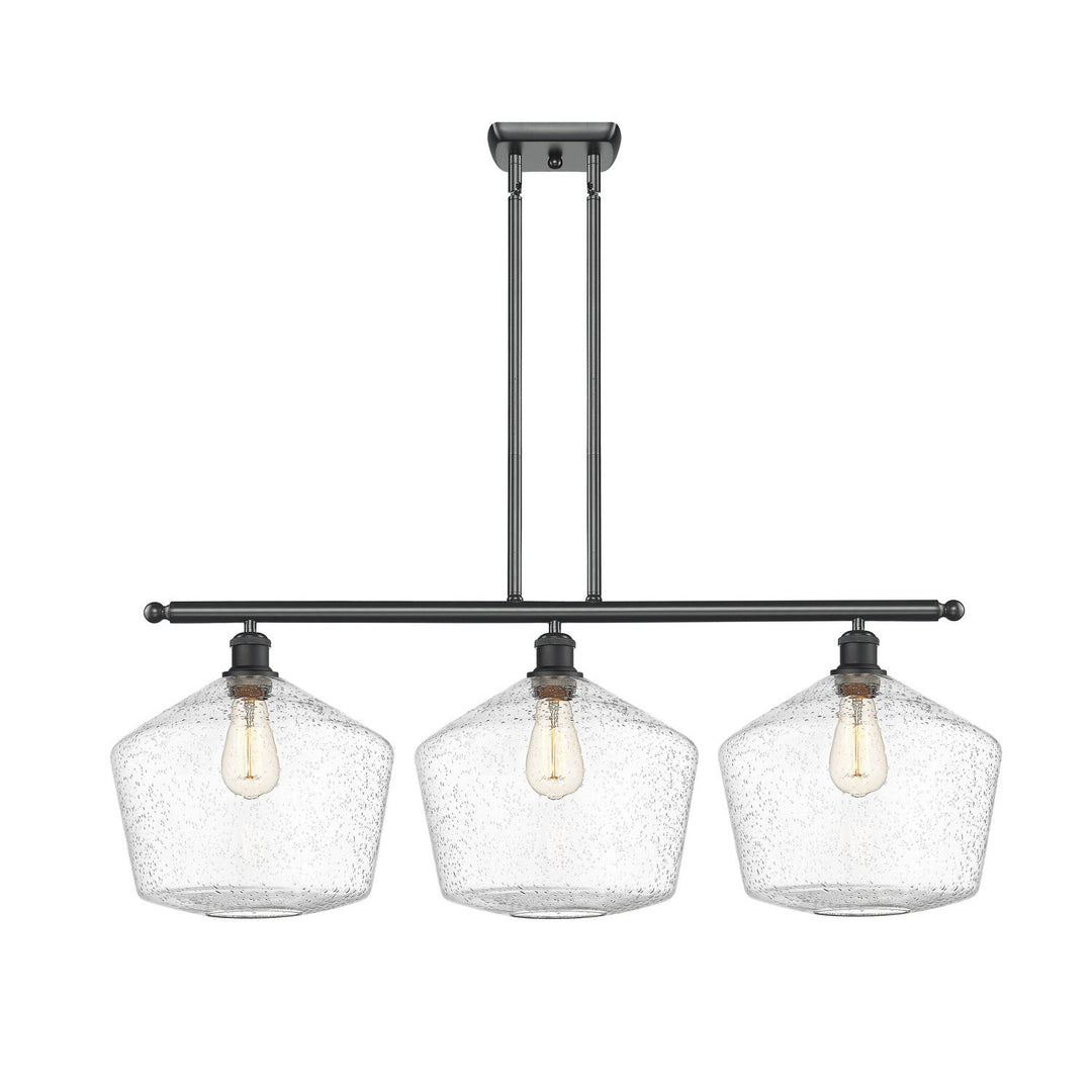 Innovations Ballston 516-3I-BK-G654-12-LED Pendant Light - Matte Black