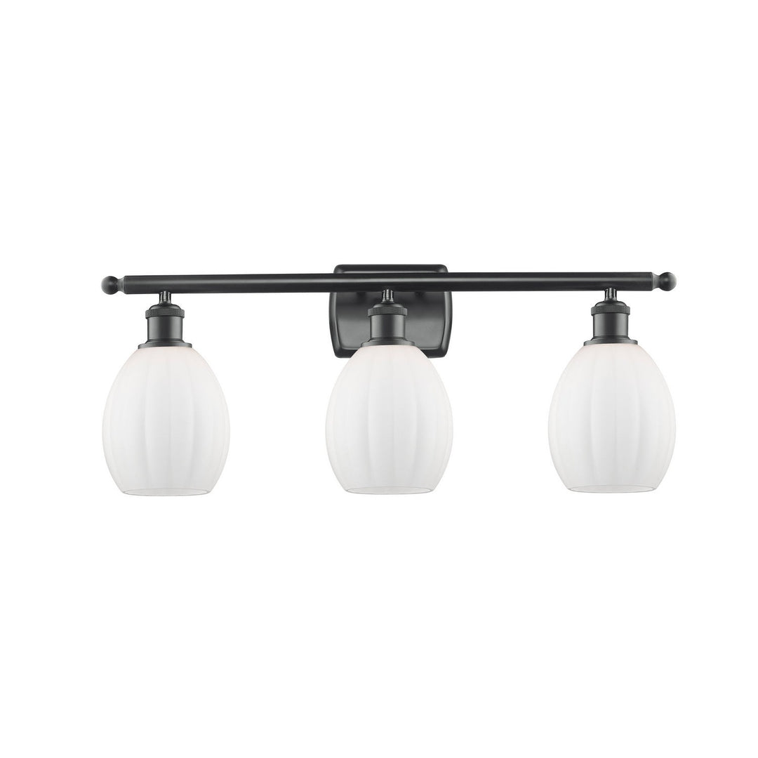 Innovations Ballston 516-3W-BK-G81-LED Bath Vanity Light 26 in. wide - Matte Black