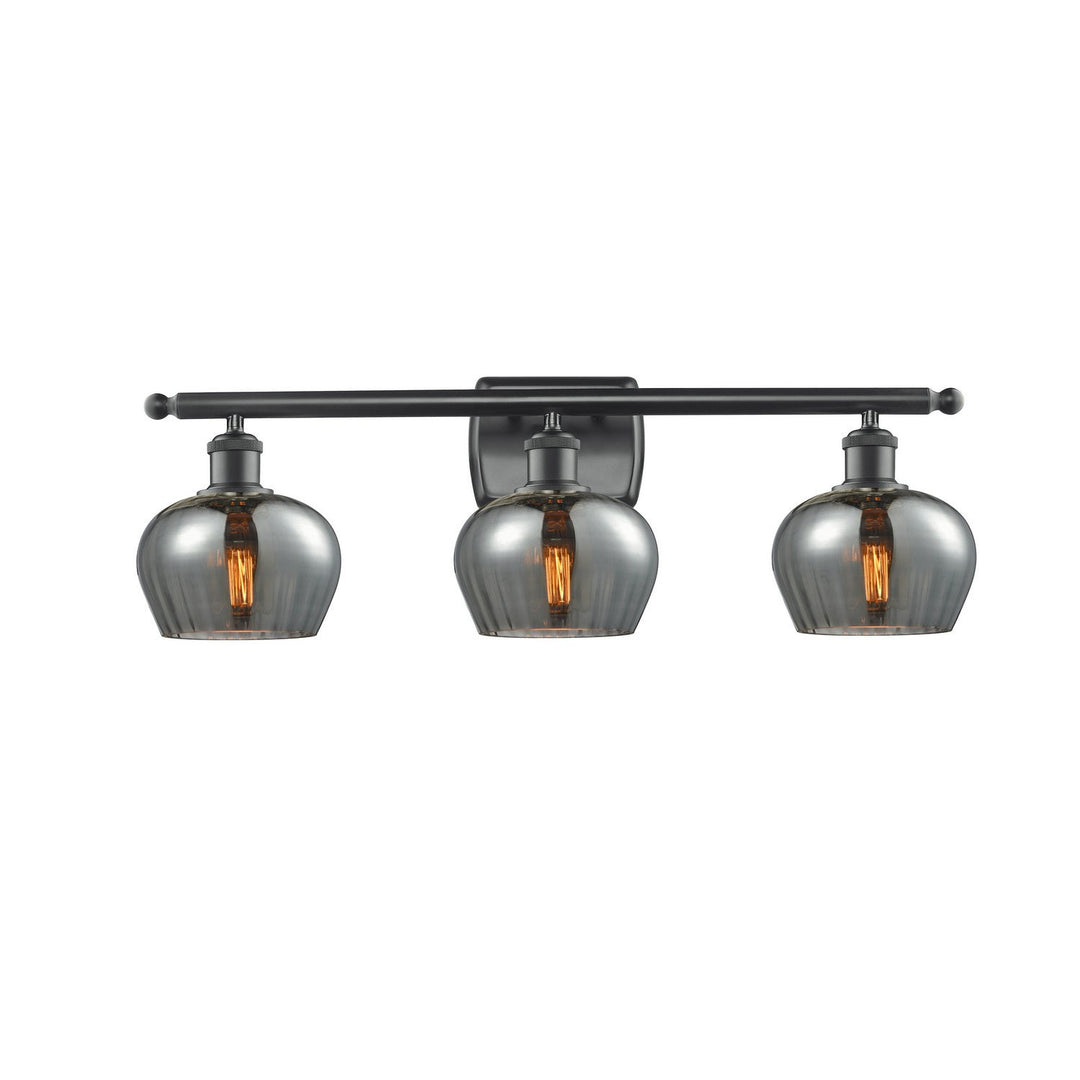 Innovations Ballston 516-3W-BK-G93-LED Bath Vanity Light 26 in. wide - Matte Black