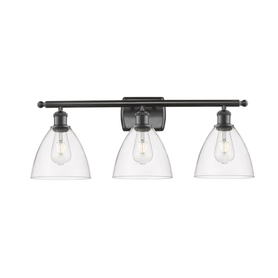 Innovations Ballston 516-3W-OB-GBD-752-LED Bath Vanity Light 28 in. wide - Oil Rubbed Bronze