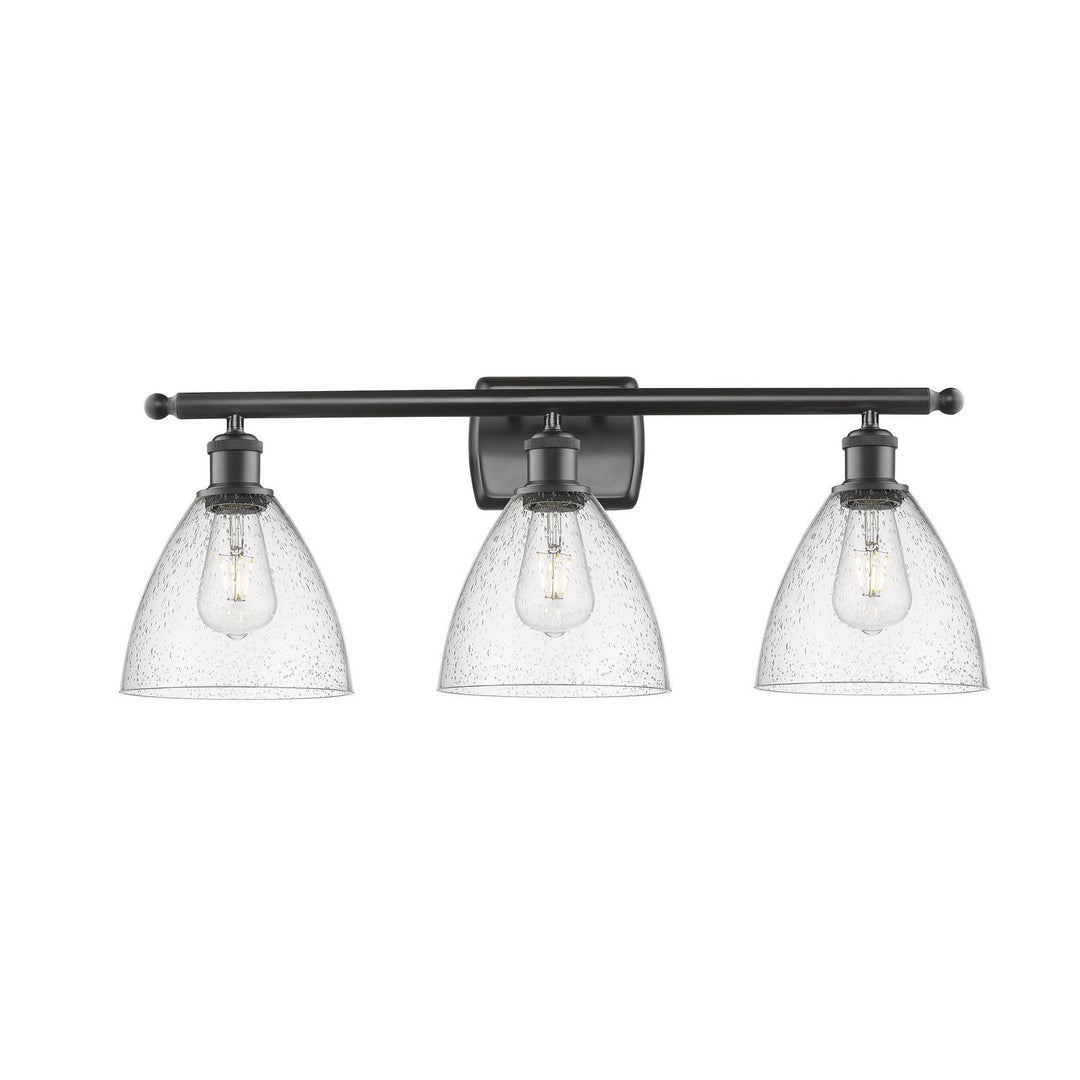 Innovations Ballston 516-3W-OB-GBD-754-LED Bath Vanity Light 28 in. wide - Oil Rubbed Bronze