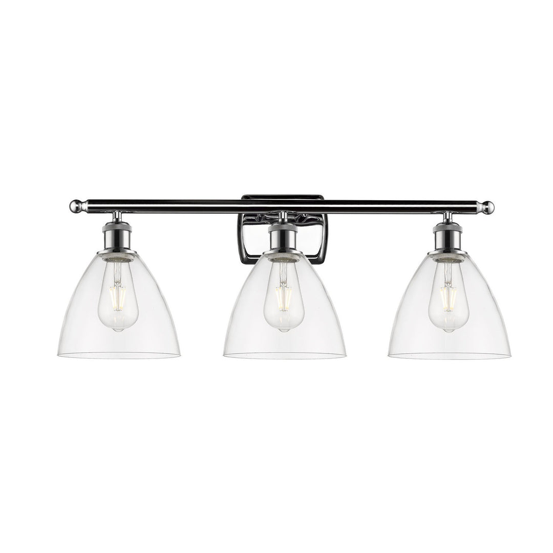 Innovations Ballston 516-3W-PC-GBD-752 Bath Vanity Light 28 in. wide - Polished Chrome