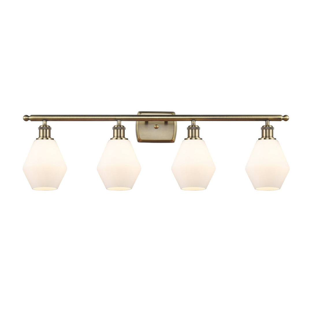 Innovations Ballston 516-4W-AB-G651-6-LED Bath Vanity Light 36 in. wide - Antique Brass