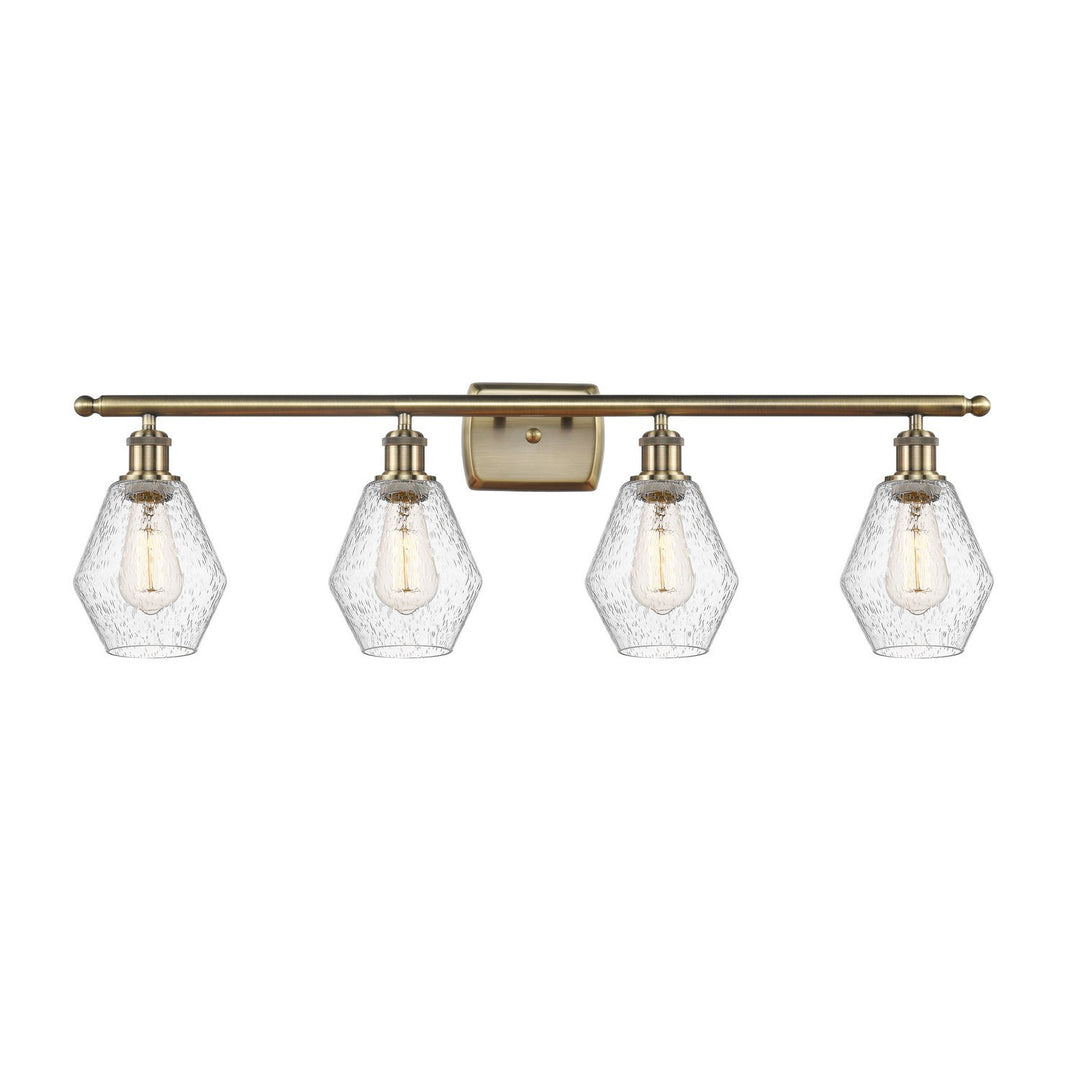 Innovations Ballston 516-4W-AB-G654-6-LED Bath Vanity Light 36 in. wide - Antique Brass