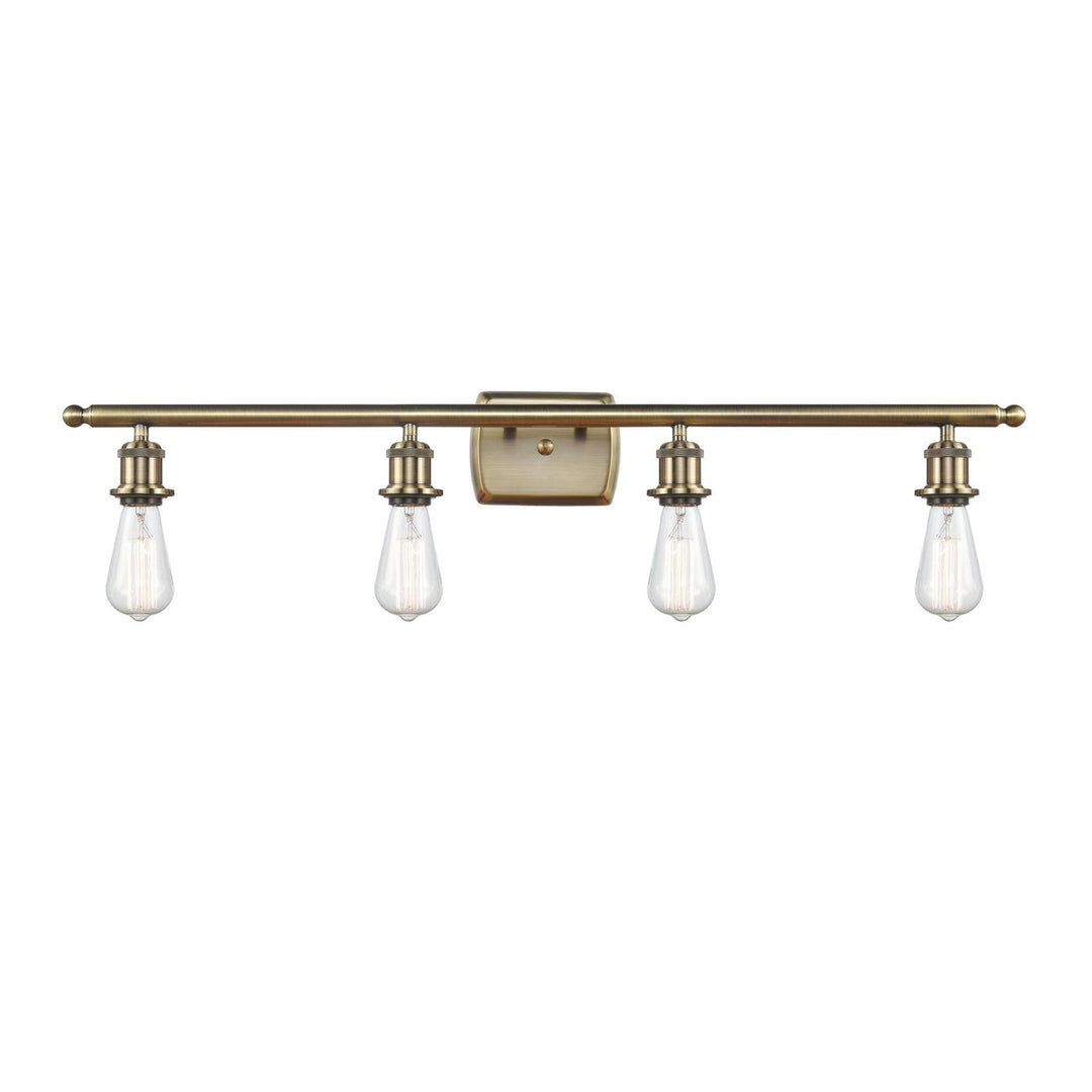 Innovations Ballston 516-4W-AB-LED Bath Vanity Light 36 in. wide - Antique Brass