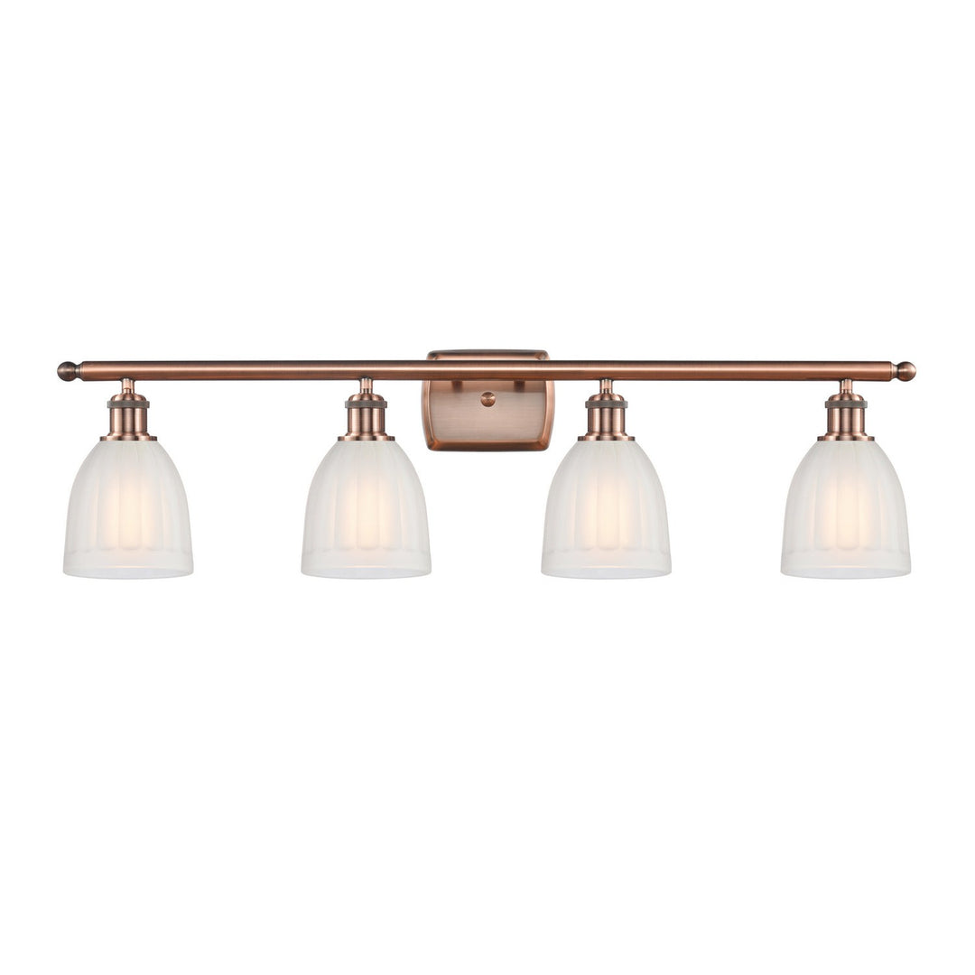 Innovations Ballston 516-4W-AC-G441-LED Bath Vanity Light 36 in. wide - Antique Copper