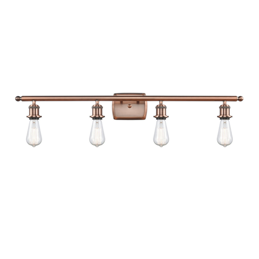 Innovations Ballston 516-4W-AC-LED Bath Vanity Light 36 in. wide - Antique Copper