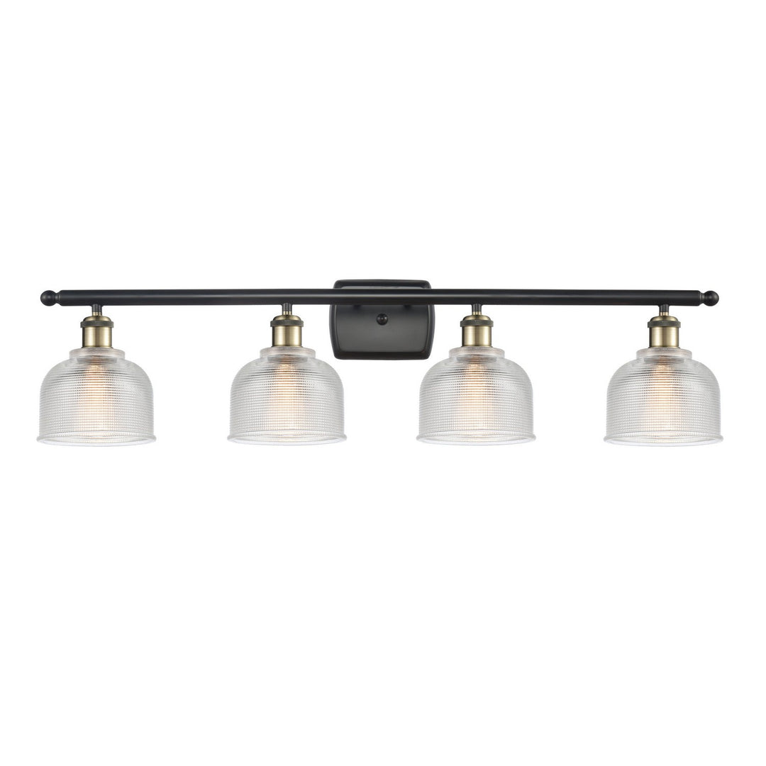 Innovations Ballston 516-4W-BAB-G412-LED Bath Vanity Light 36 in. wide - Black Antique Brass